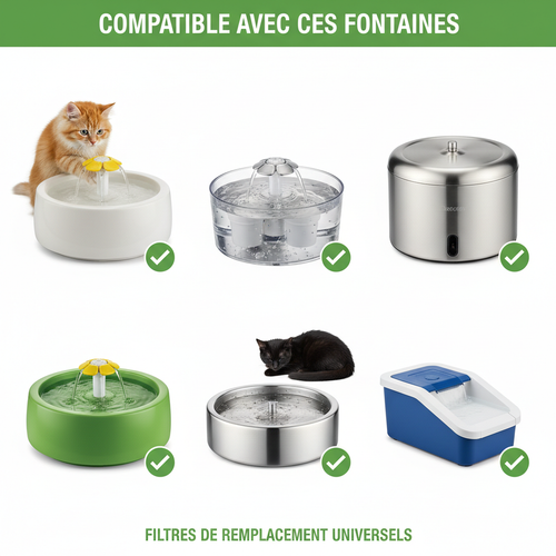 Compatible avec ces fontaines